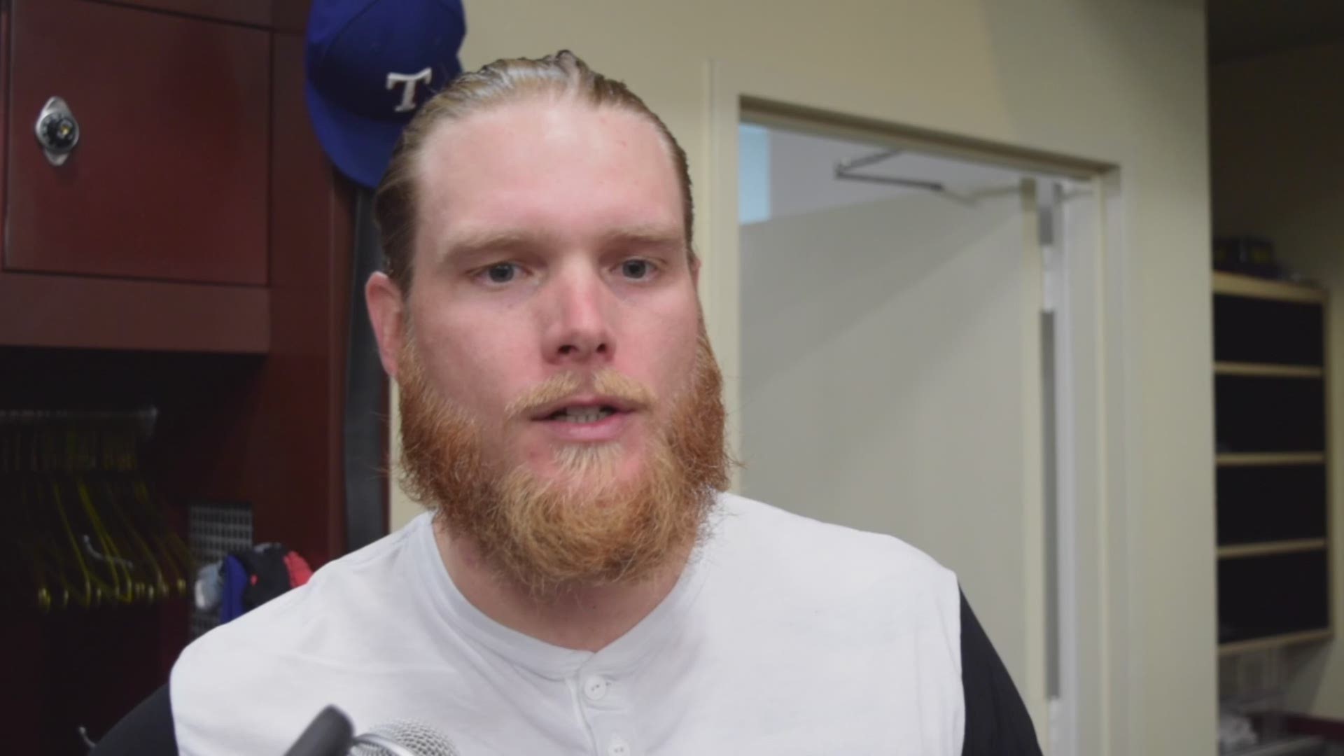 A.J. Griffin, Jeff Banister, Joey Gallo, and Not Rougned Odor talk about the Rangers' 10-4 win over the Tigers