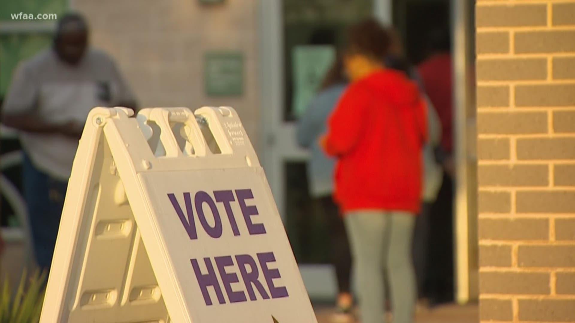 The number of people who voted early in Tarrant County in 2020, nearly matched the historic numbers seen in 2016.