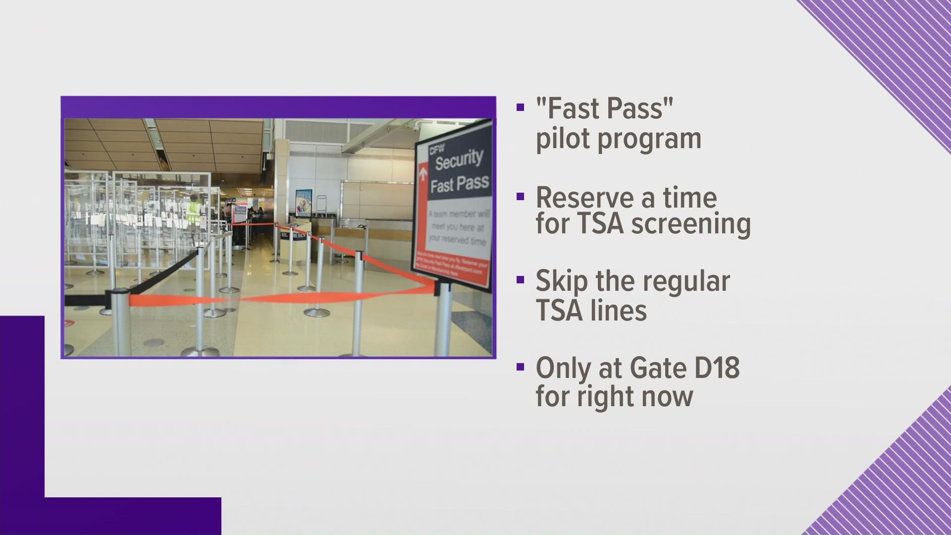 Travelers will now be able to reserve a time to arrive for screening, bypassing the line.