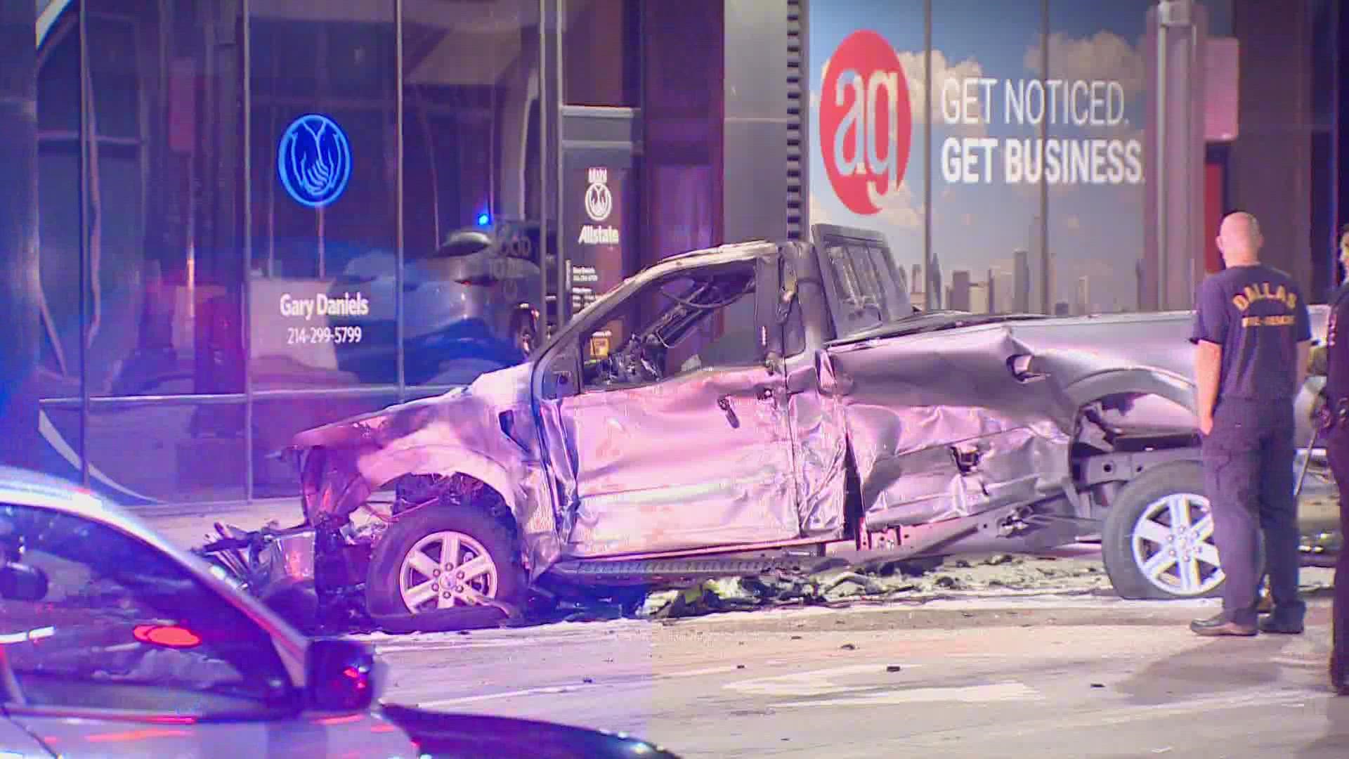 Police still searching for driver of stolen truck that caused injuries ...