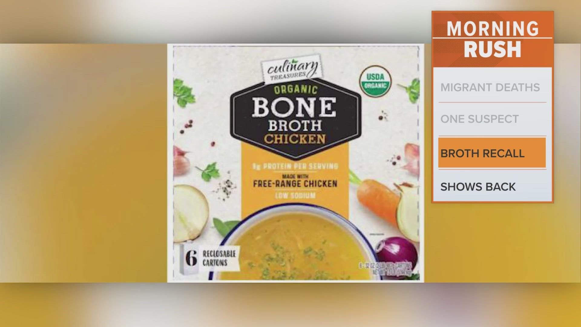 Chicken bone broth sold at Costco stores recalled