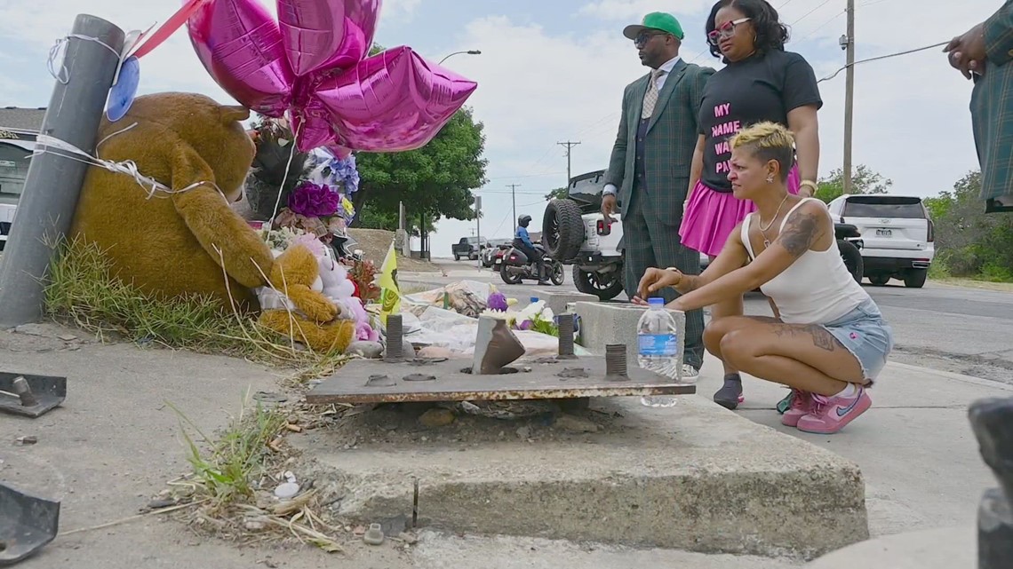 Fort Worth, Texas Como shooting victim Paul Willis' memorial