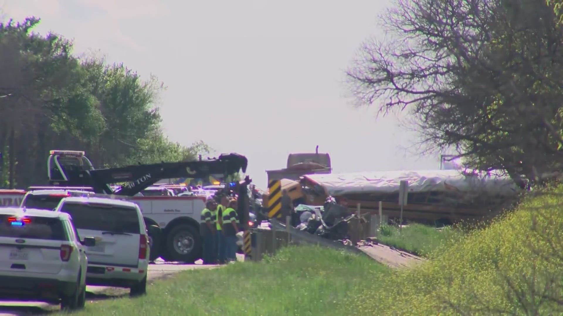 Here's the latest on the deadly Central Texas school bus crash that happened Friday.