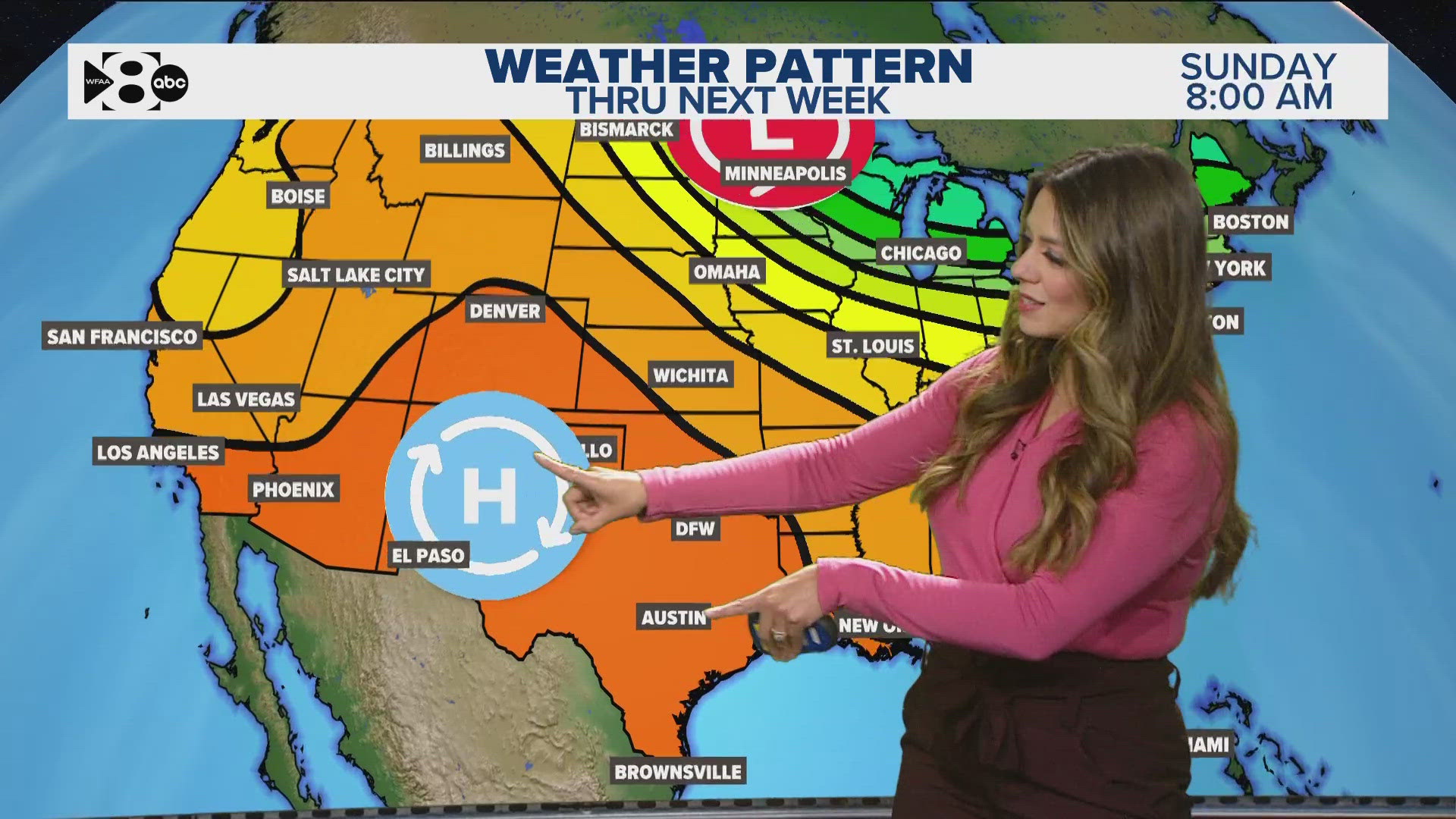 Mariel Ruiz has a look at the latest North Texas forecast.