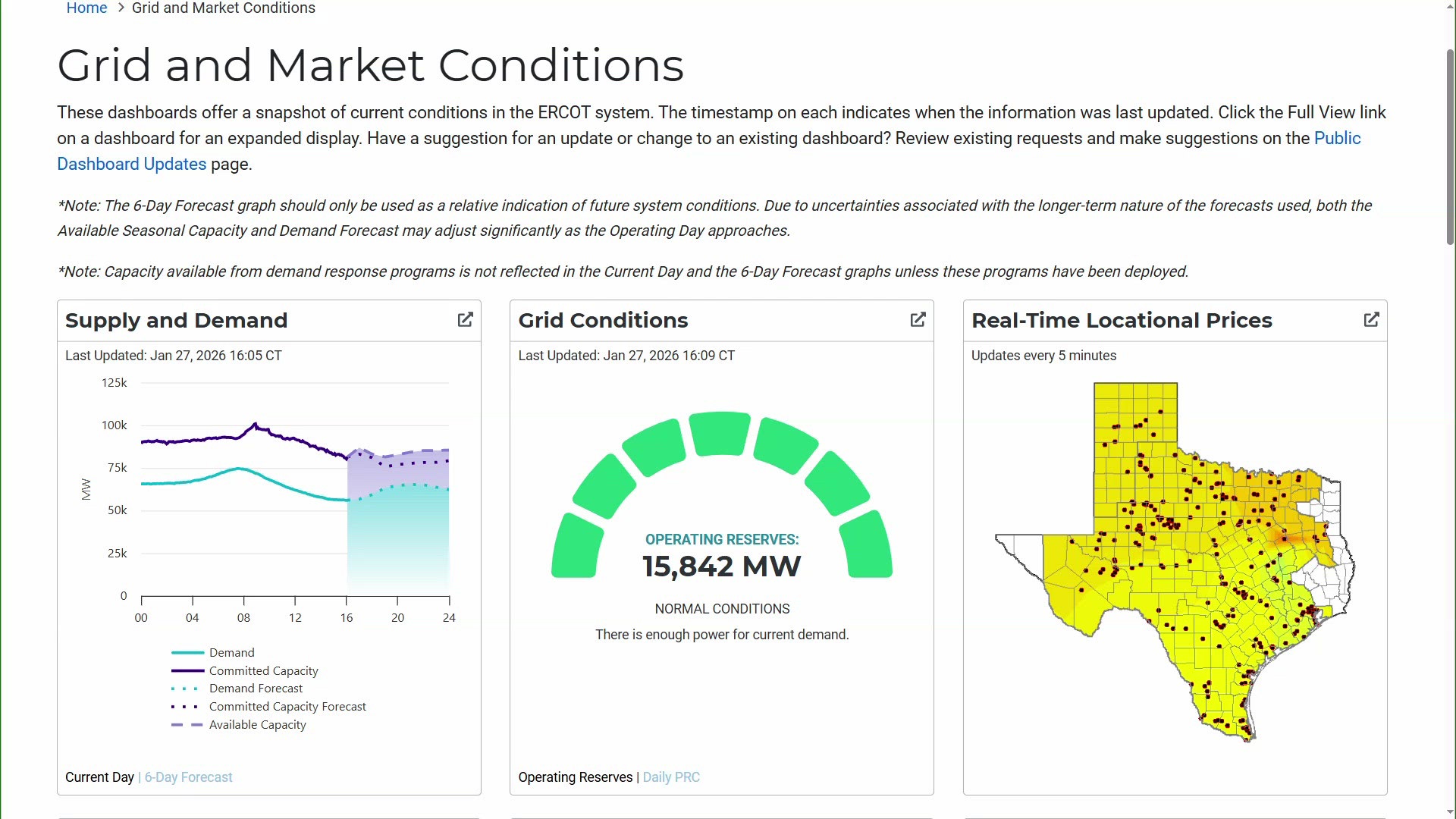 Texas Instruments Grid Card Monitoring the Texas power grid and airport conditions | wfaa.com