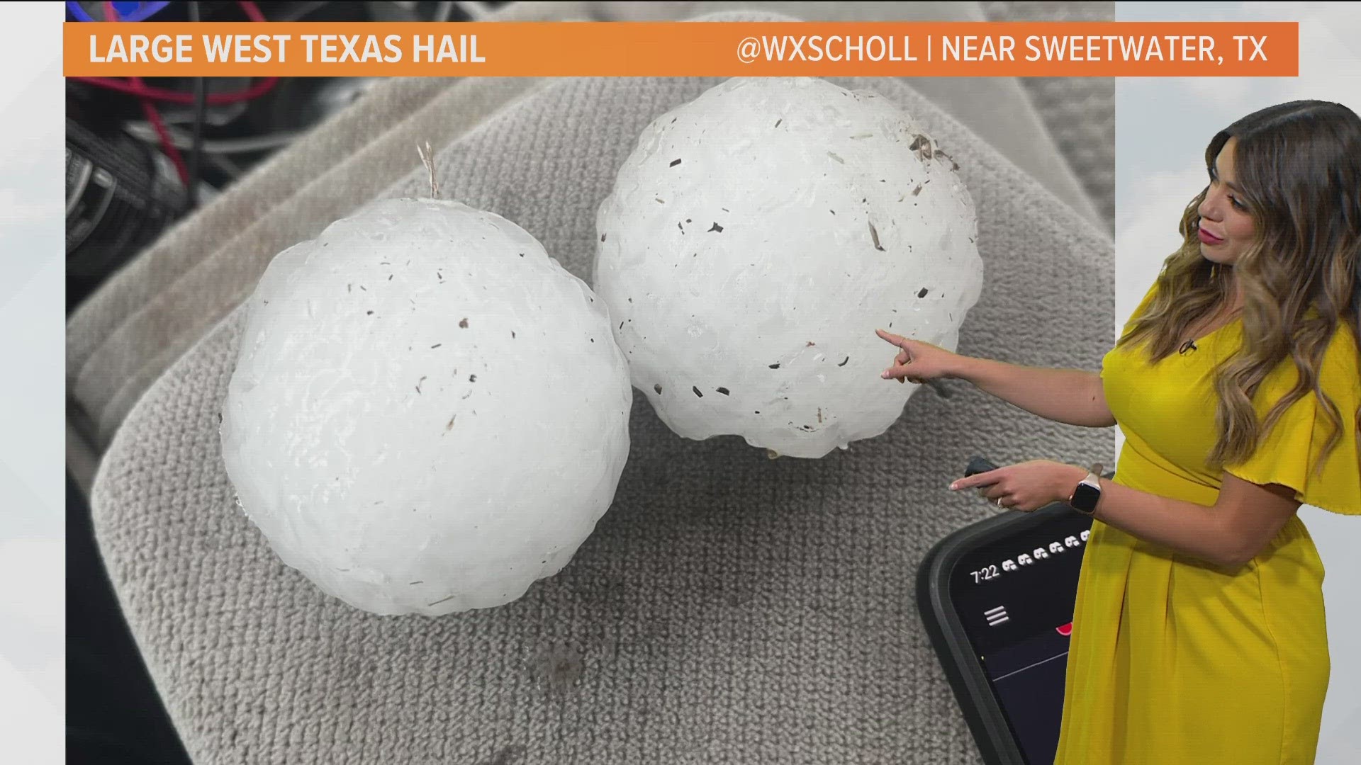 Mariel Ruiz explains how hail could form in Wednesday's storms and how to stay safe.