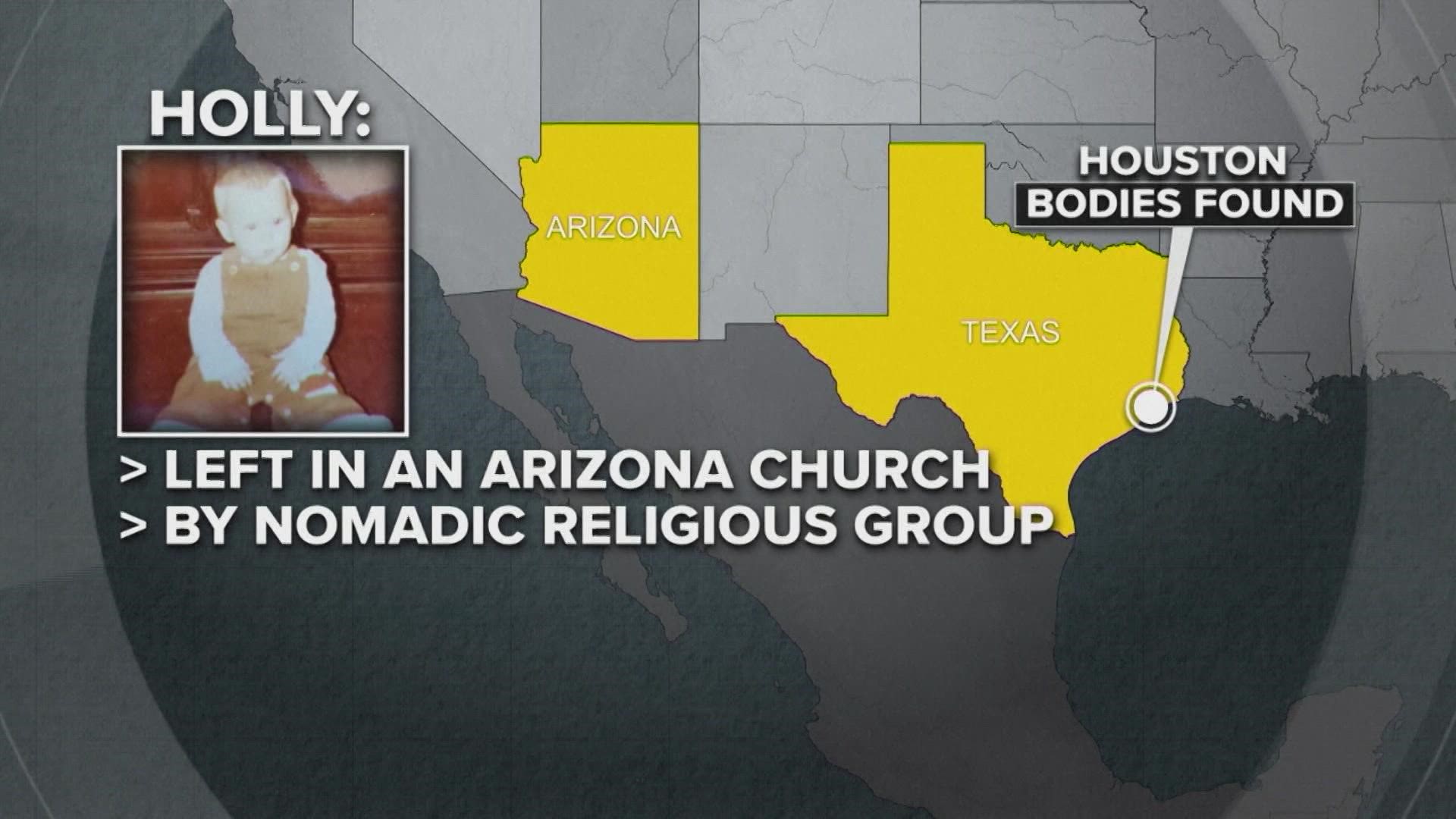 Holly Marie Clouse had last been seen by her family in late 1980. Her disappearance may be linked to a "nomadic religious group" that dropped her off at a church.