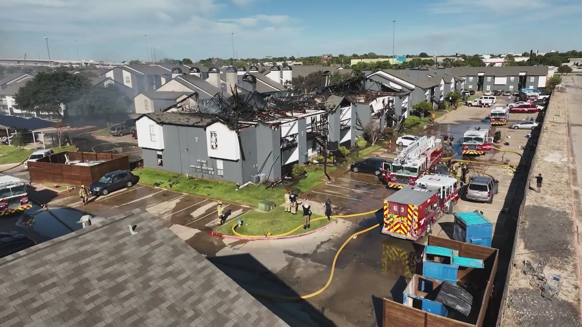 The fire appears to be accidental, officials say.