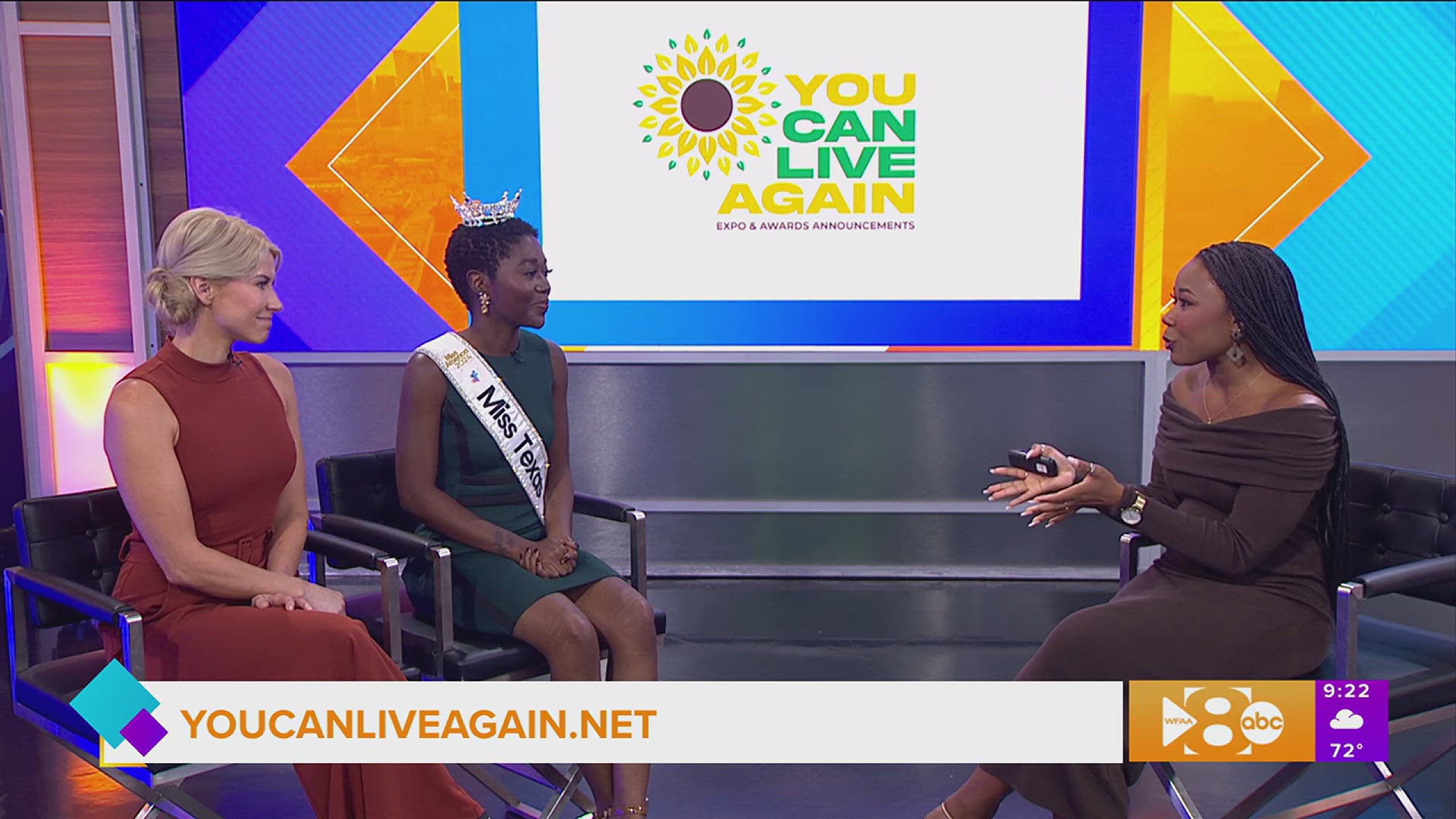 Miss Texas Annette Addo Yobo and Melody of Hope founder Charlie Wendell share more about the You Can Live Again Awards Gala. Go to youcanliveagain.net for info.