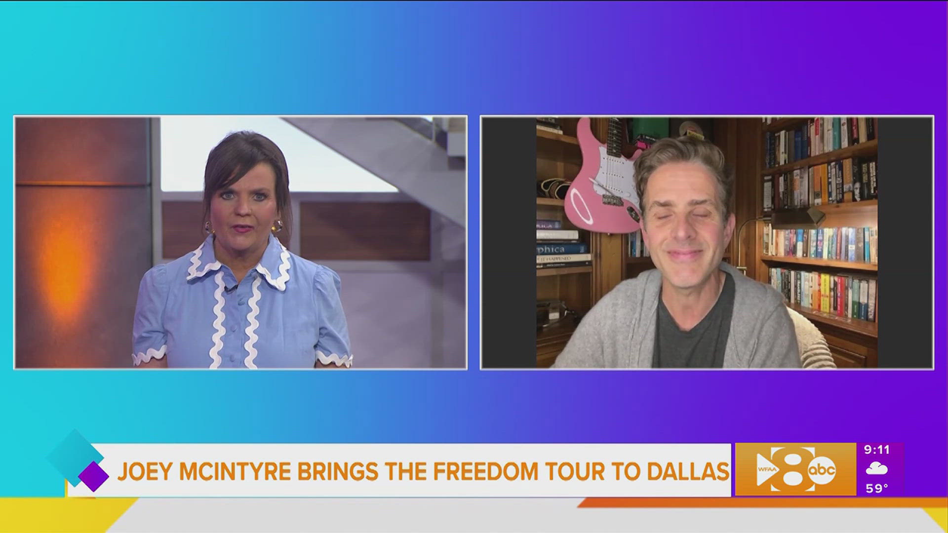 Joey McIntyre from New Kids on the Block is bringing his solo act “Freedom Tour: Phase One” to The Studio at The Factory in Dallas on April 5. 