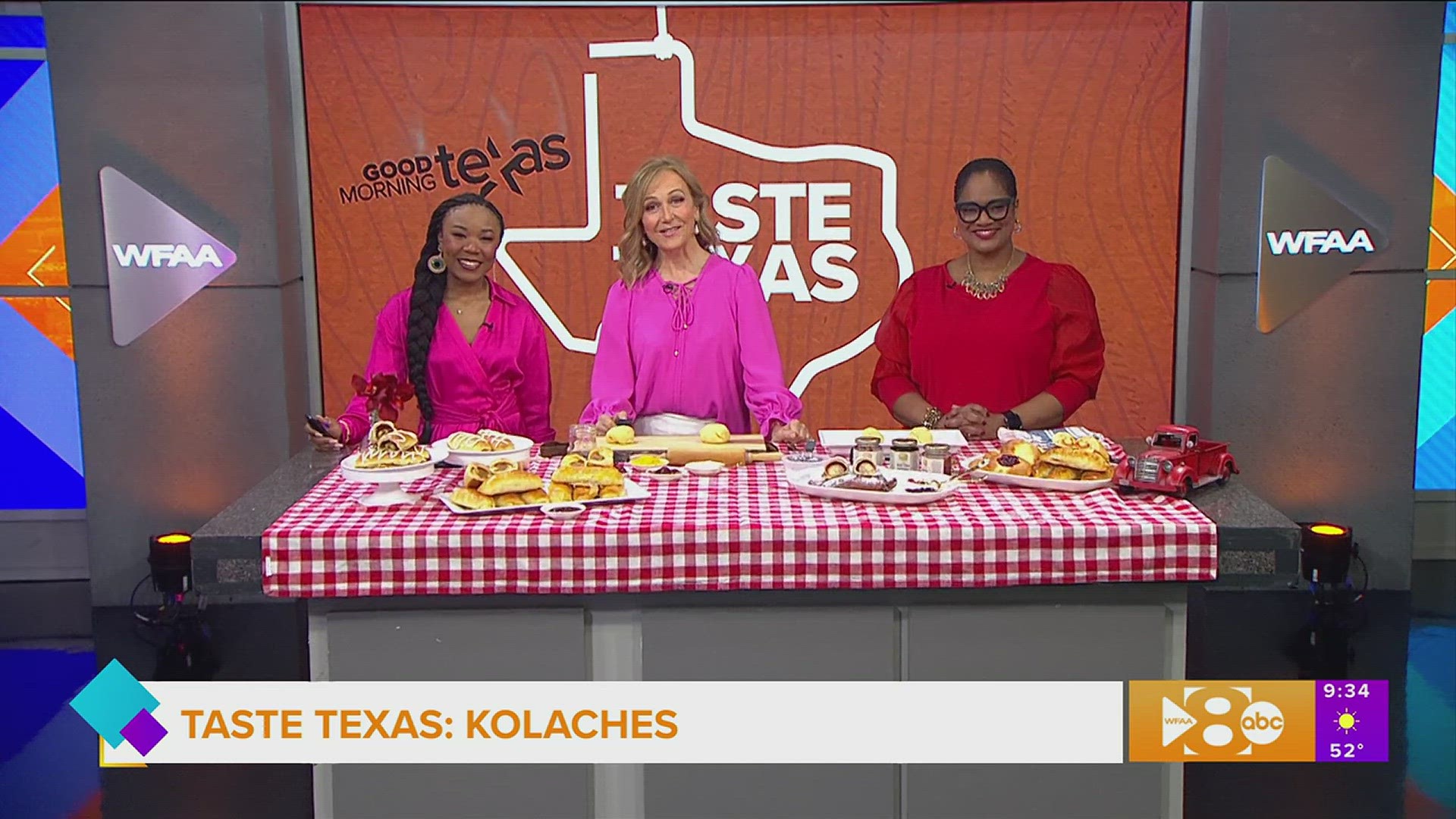 Chef Lori is back in the GMT Kitchen explaining the Texas tie to kolaches. Go to @cheflorious for more information.