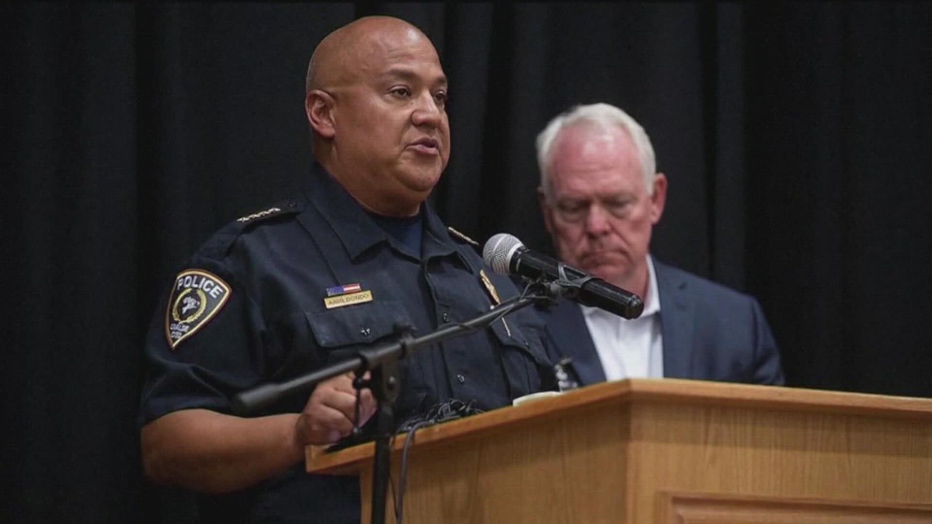 Exactly three months after 19 students and two teachers were killed, the Uvalde CISD has fired embattled police chief Pete Arredondo.