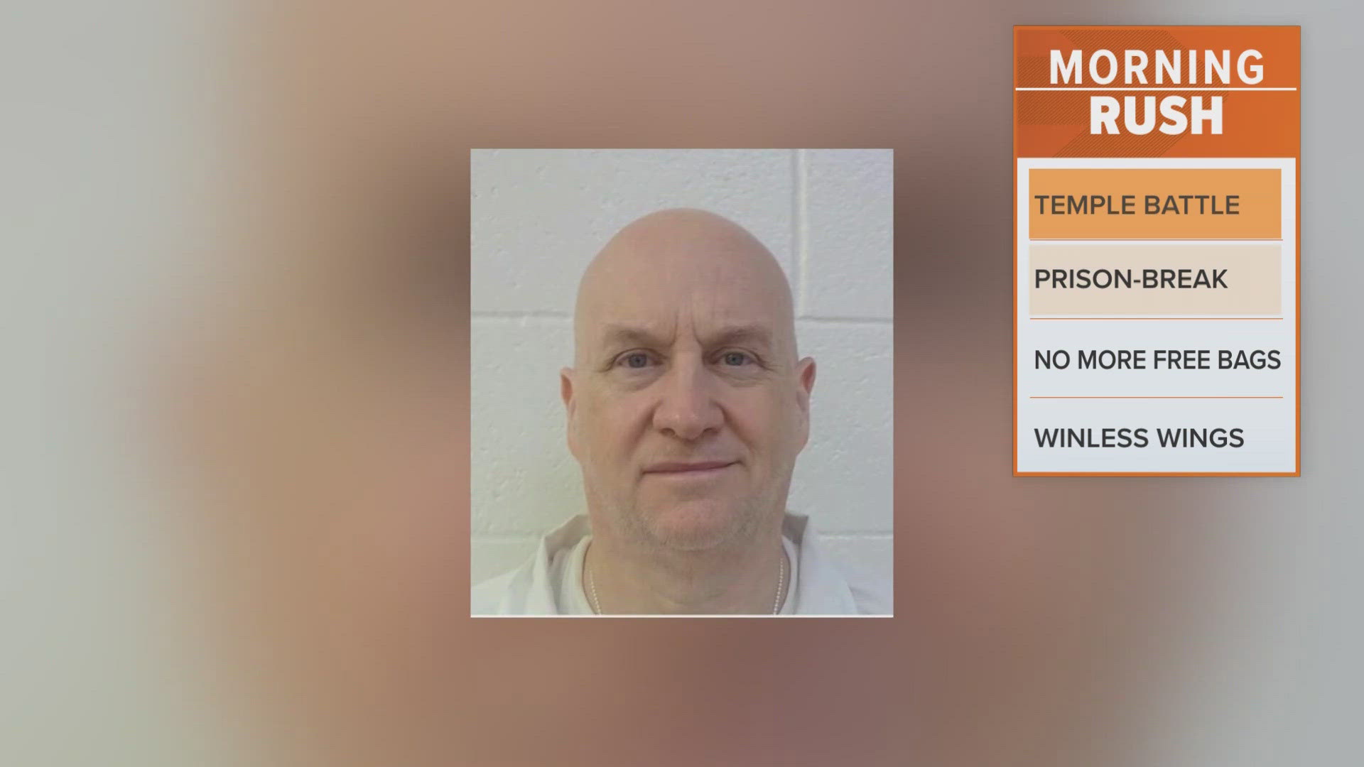 He is accused of escaping in a makeshift law enforcement uniform.