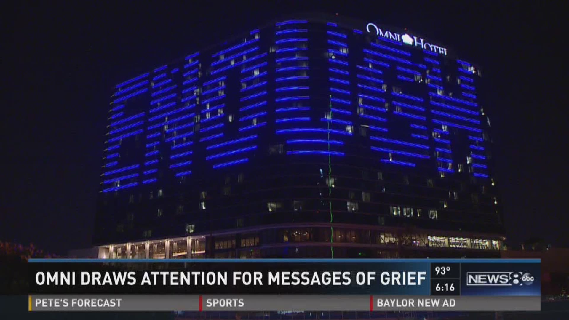 OMNI draws attention for messages of grief