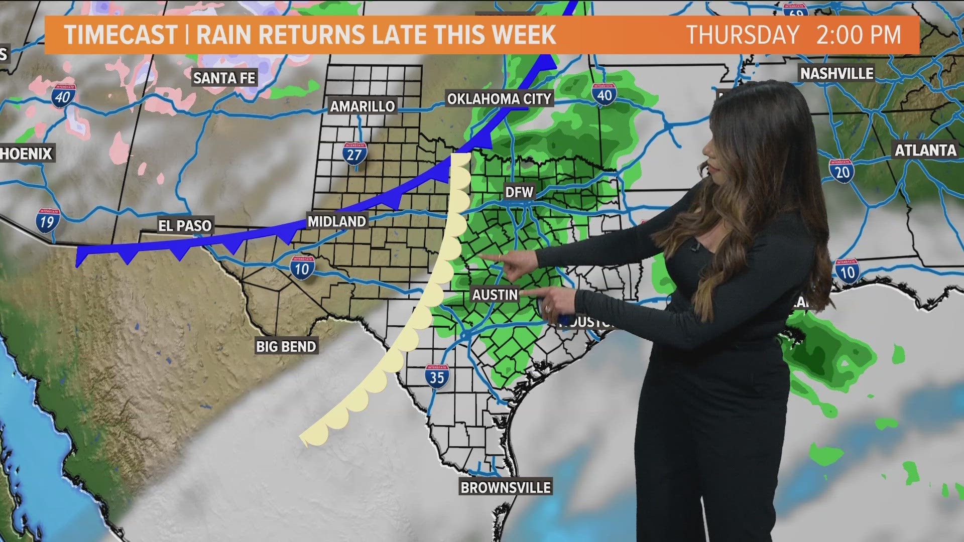 DFW Weather: Slight rain chances starts sunny Monday; severe storms ahead