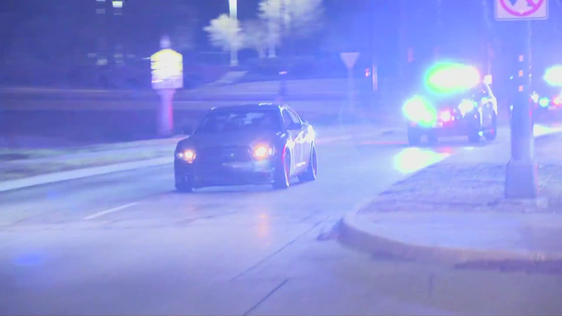 CAUGHT ON CAM: Police cars, helicopter in Texas chase car for over an hour | wfaa.com