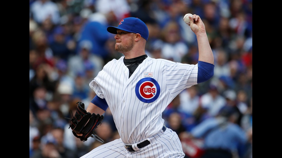 Jon Lester throws no-hitter in 2008