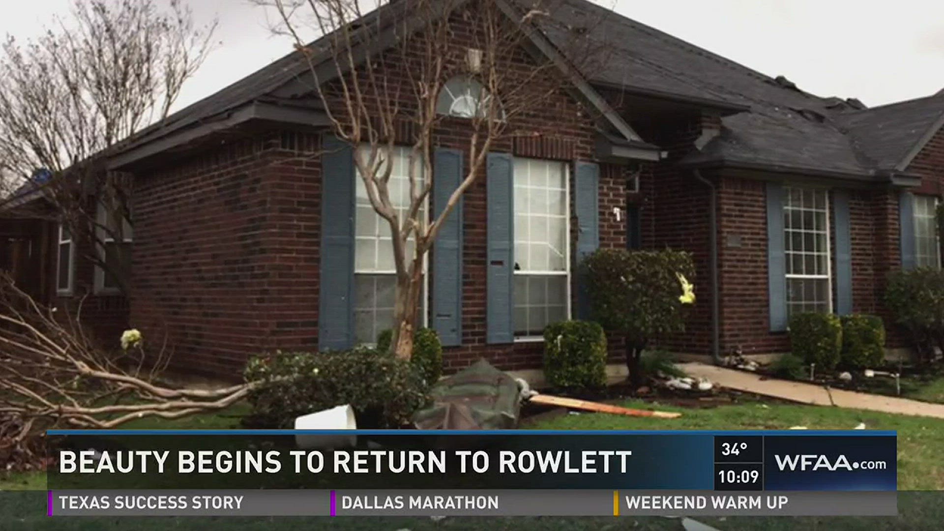 Beauty begins to return to Rowlett