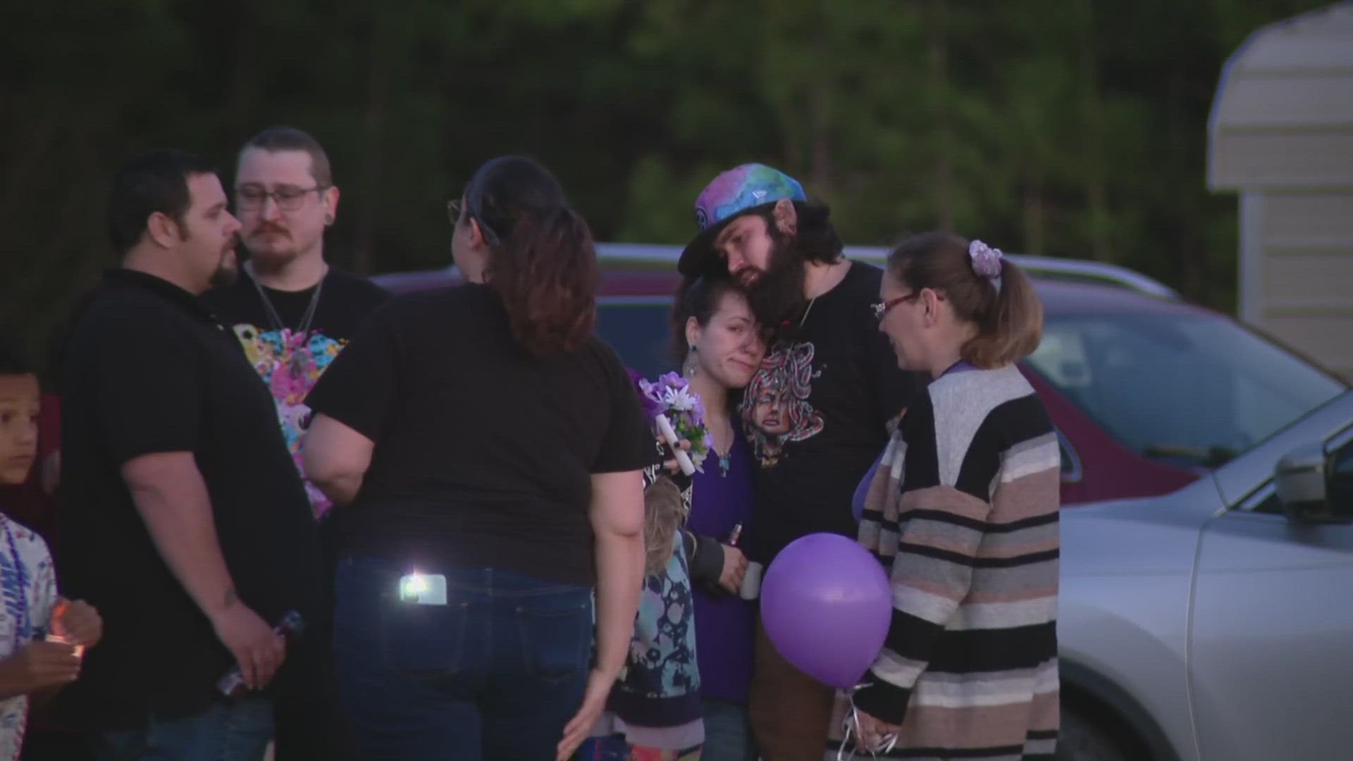 The 11-year-old girl was found dead in the Trinity River north of Houston on Tuesday.