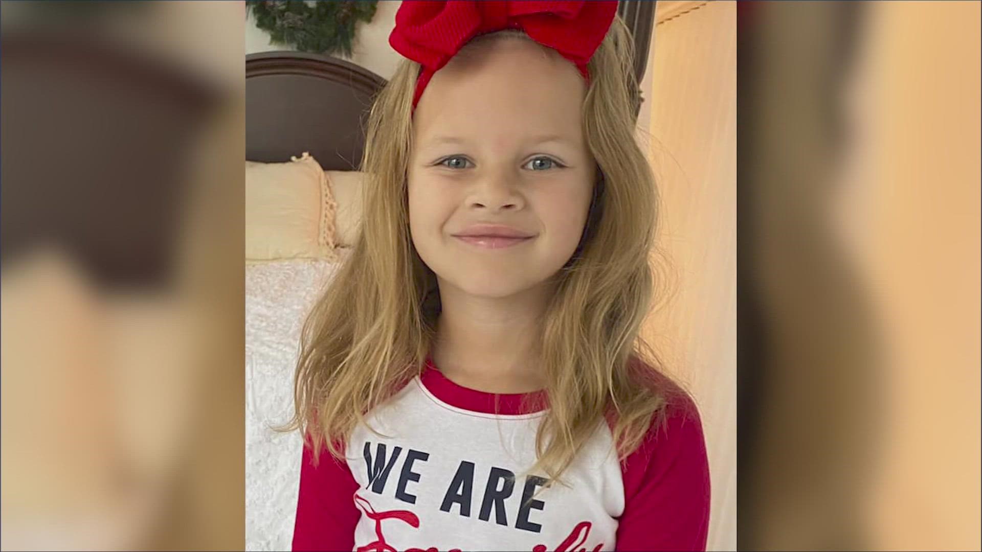 Athena Strand, 7, is the the subject of an AMBER Alert after she disappeared Wednesday, Nov. 30.