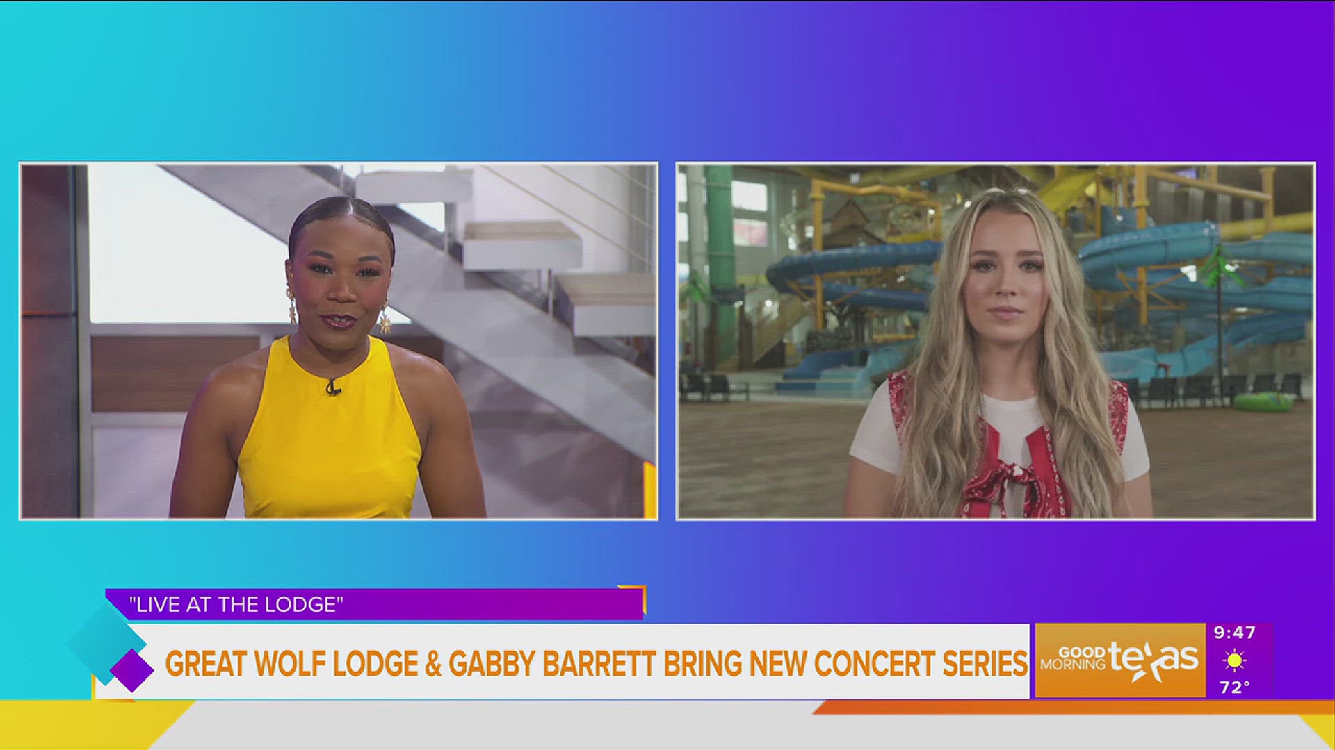 Country Music Singer and American Alum Gabby Barret shares details about the "Live at the Lodge" summer concert series. 