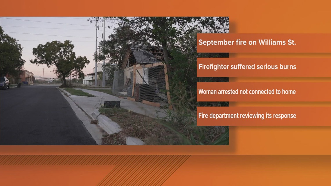 Woman was arrested in connection with a house fire that badly injured a ...