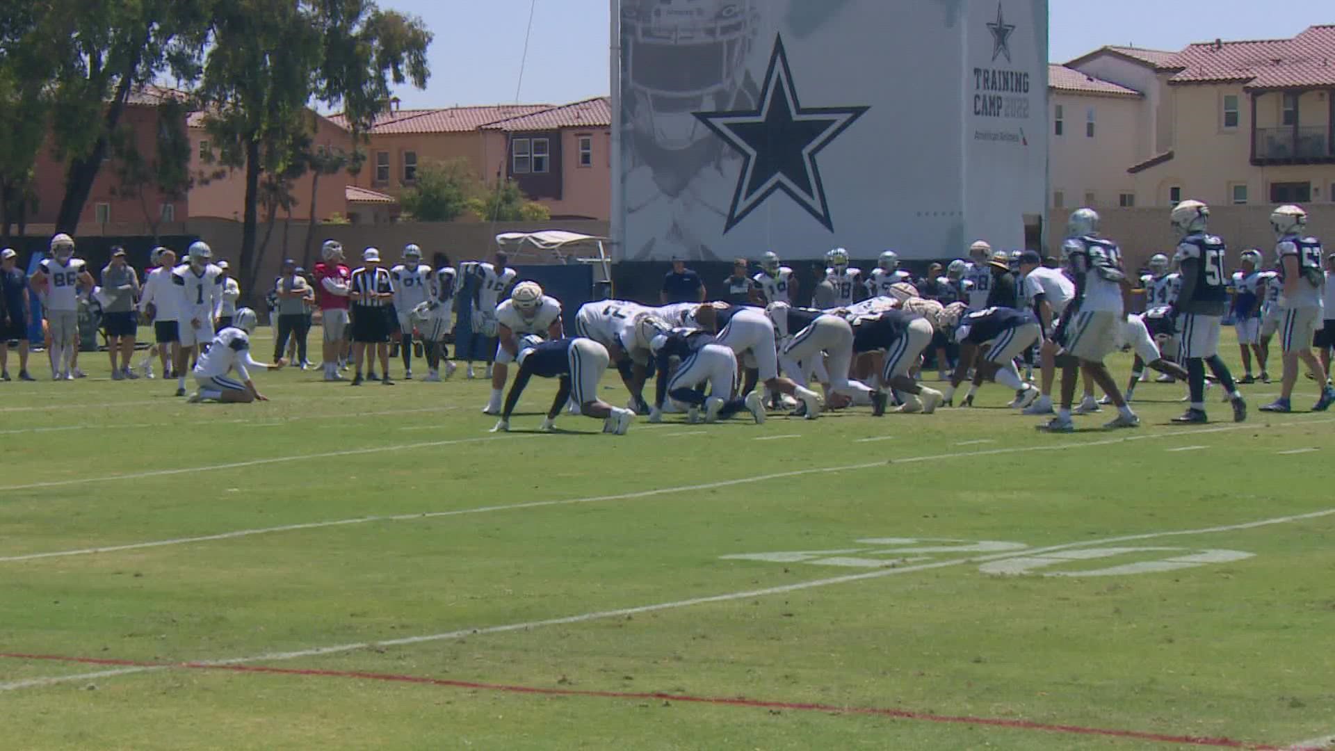 Dallas Cowboys continue camp in Oxnard, then head to Denver for joint  practice with Broncos