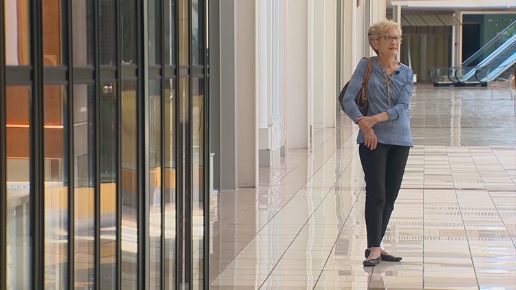 Ann Greynolds in Collin Creek Mall in Plano