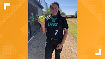 In a league of her own: UNT softball pitcher reflects on Sunday's perfect, 21-strikeout game