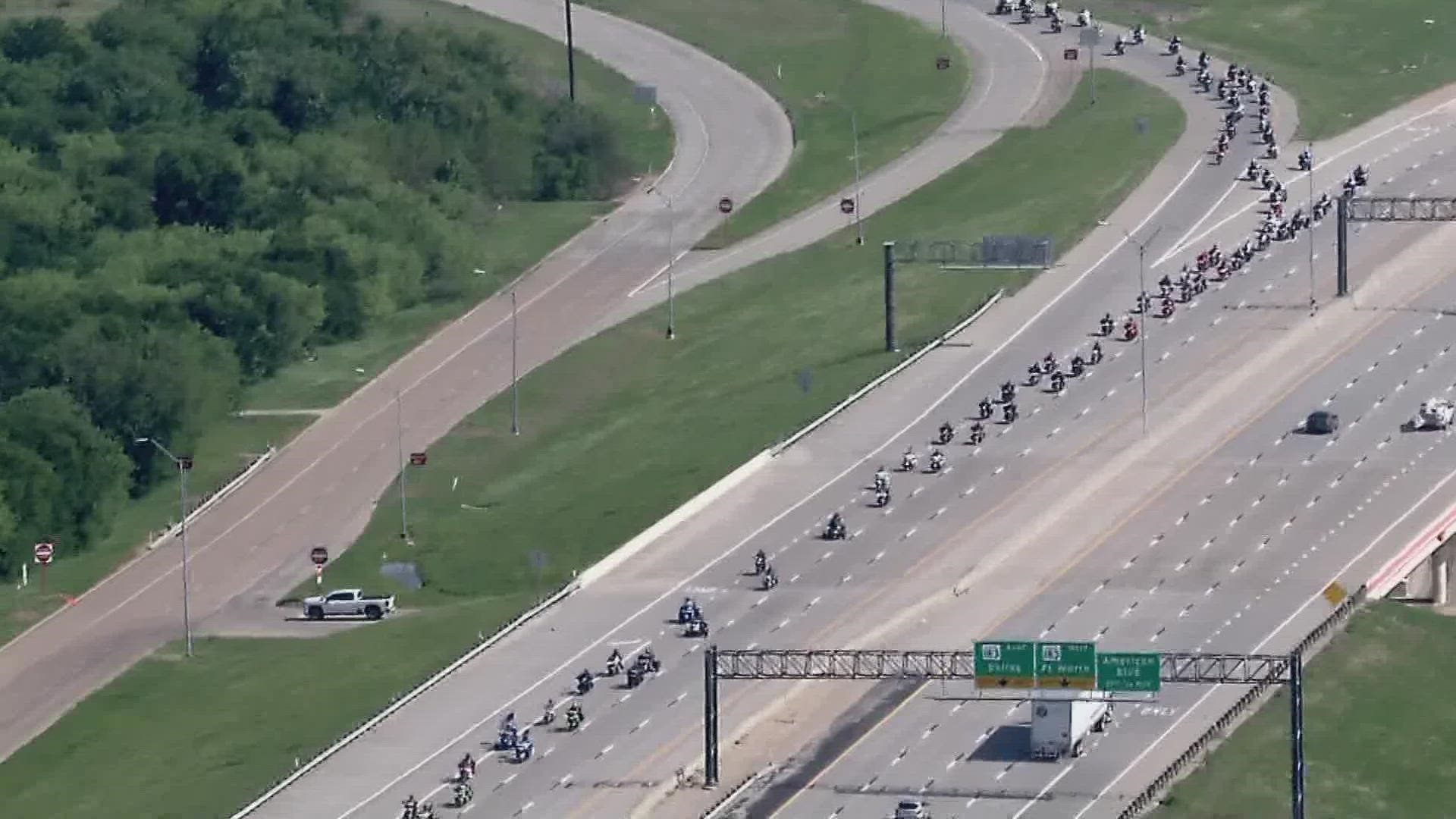 With more than 500 vehicles on display, the 14th annual Congressional Medal of Honor Recipient Motorcade was back in North Texas Wednesday.