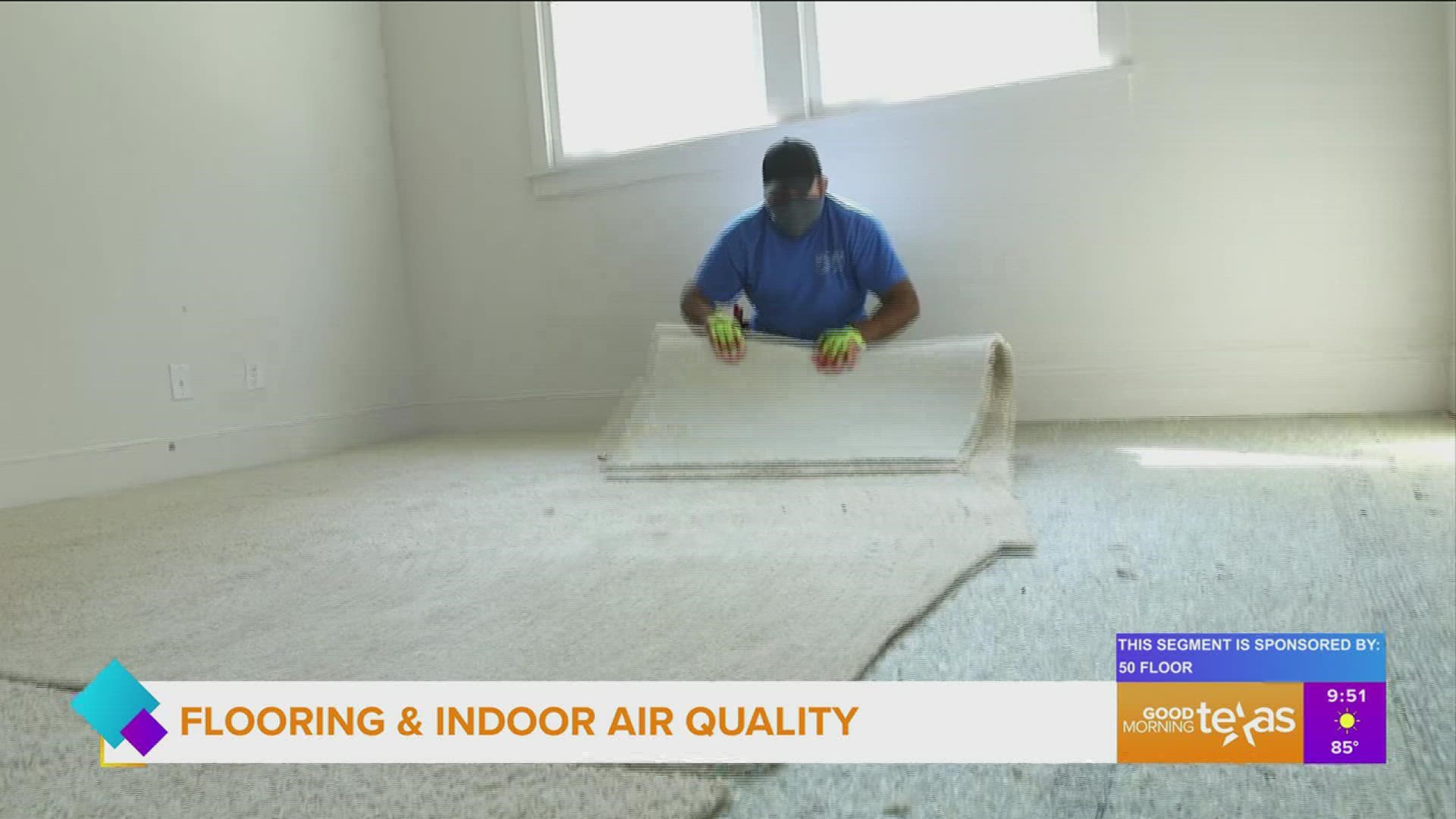 What flooring to consider when considering indoor air quality