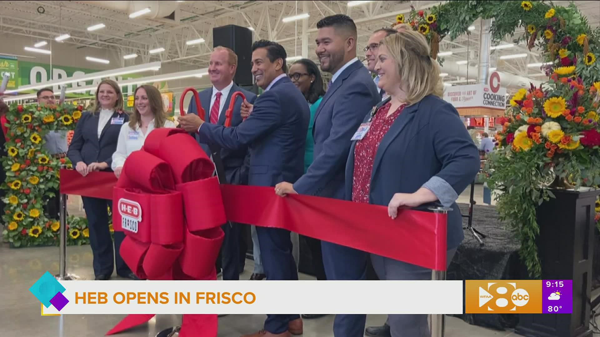 The wait is over – the newest HEB has opened in Frisco! Paige grabbed a cart and showed us inside the first DFW store.