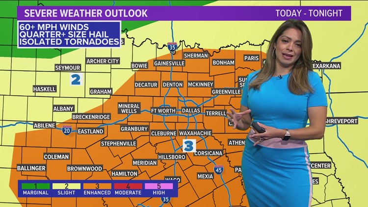 DFW weather: Watching severe weather risks in the area