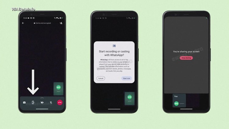 WhatsApp test brings screen sharing to Android phones