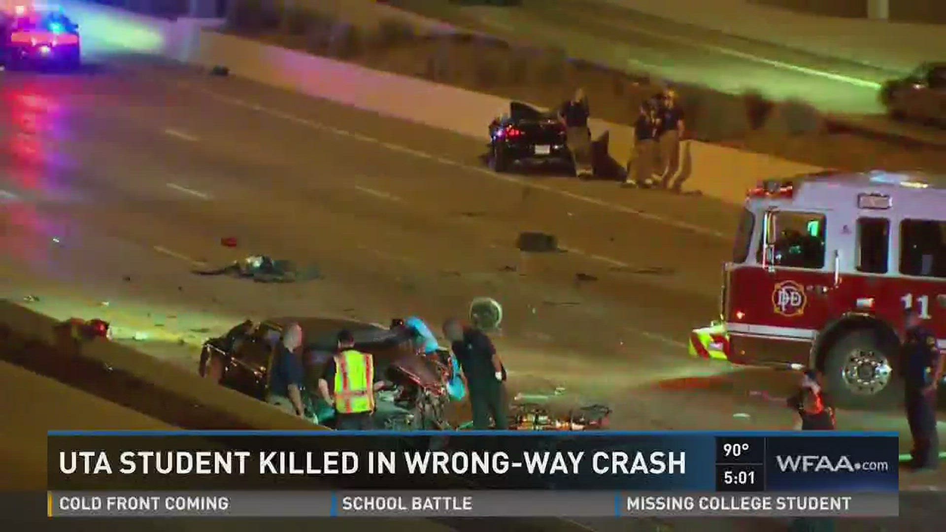 Two dead in wrongway crash on Central Expressway
