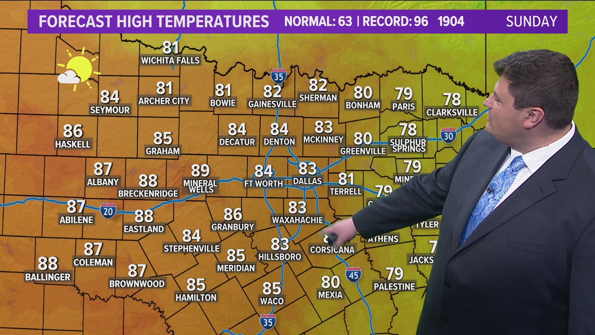 DFW Weather Near record warmth to start next week