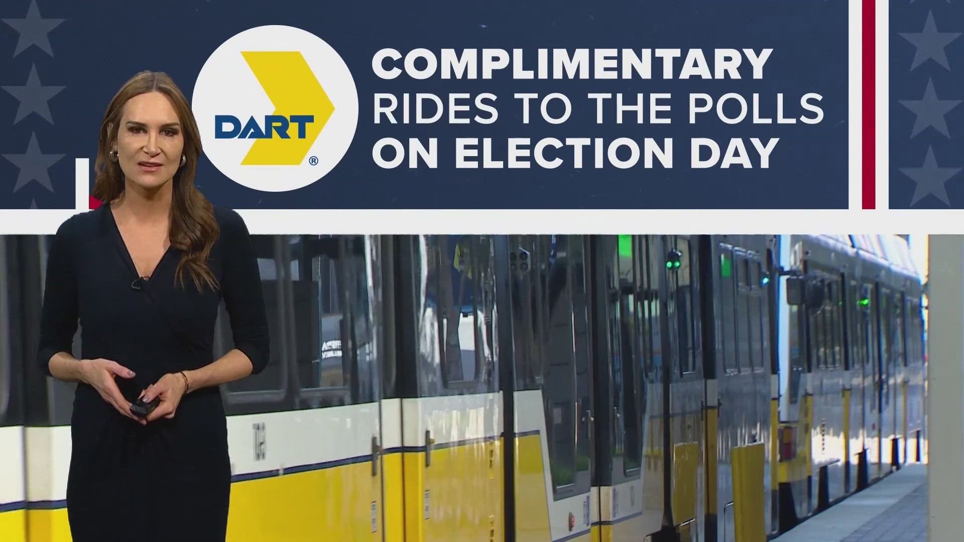 DART and other North Texas transit agencies are offering free rides for voters with a valid voter registration card.