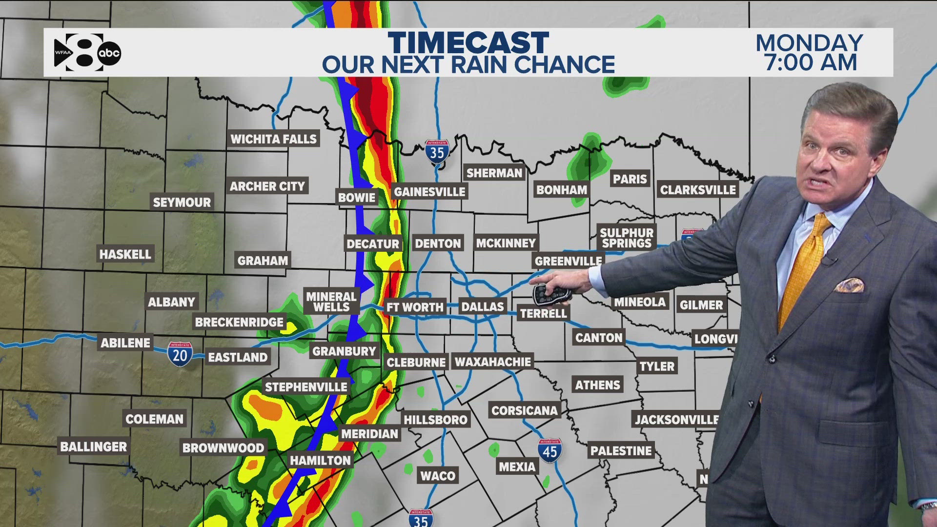 Here's the latest look at your North Texas forecast.