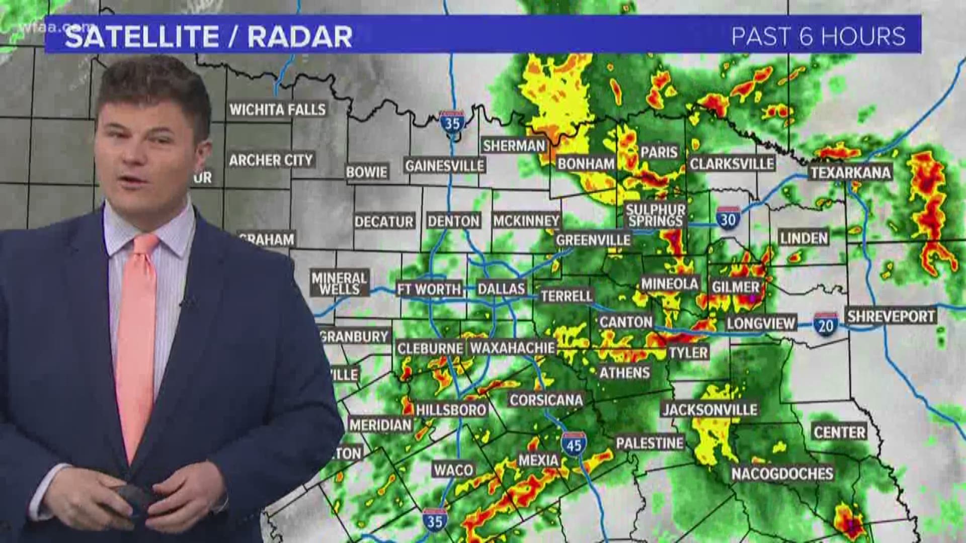 Most of the rainy weather is done for today, but watch out for more storms tomorrow.