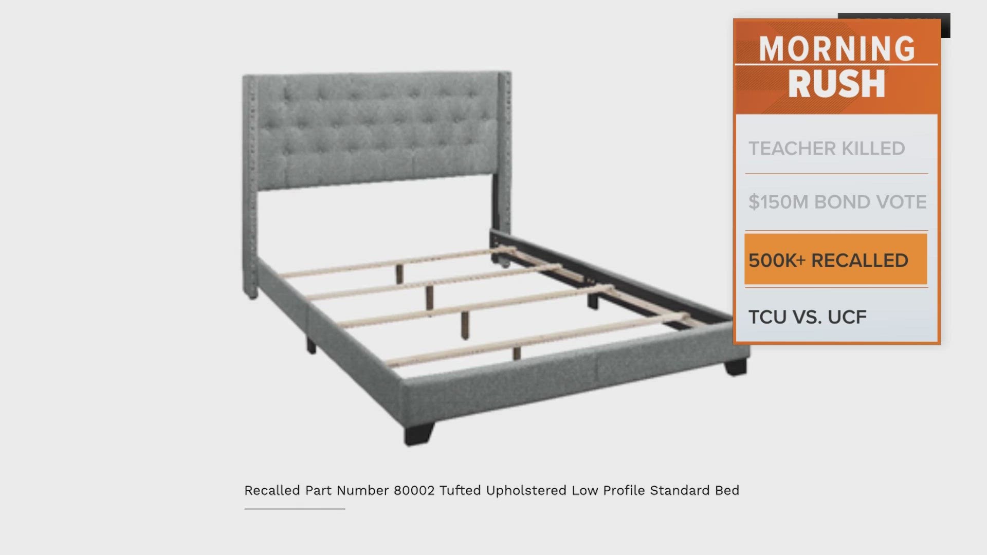 Both Home Design and the U.S. Consumer Product Safety Commission are urging consumers with the now-recalled beds to stop using them immediately.