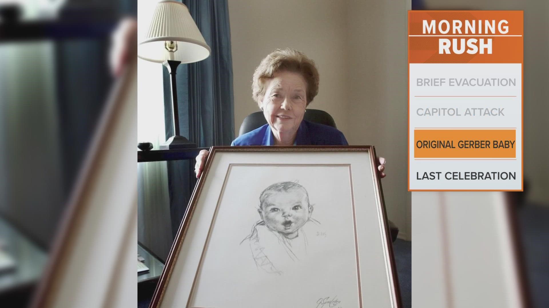 Ann Turner Cook's likeness became the face of Gerber after a 1928 contest when her neighbor made a charcoal sketch of her.