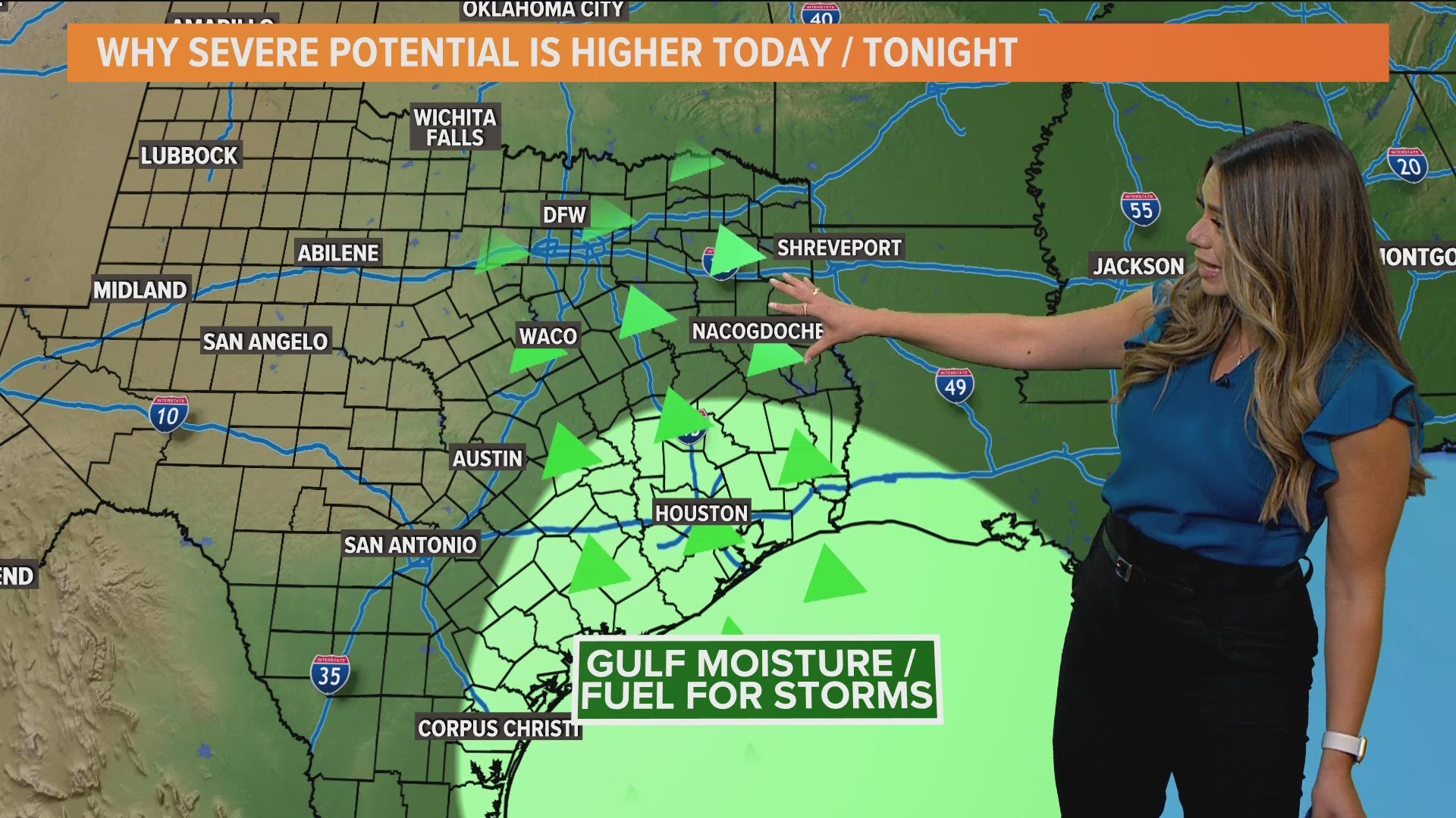DFW Weather: Severe weather can happen at any time. Here is why it could happen today in North Texas. Update with Meteorologist Mariel Ruiz.