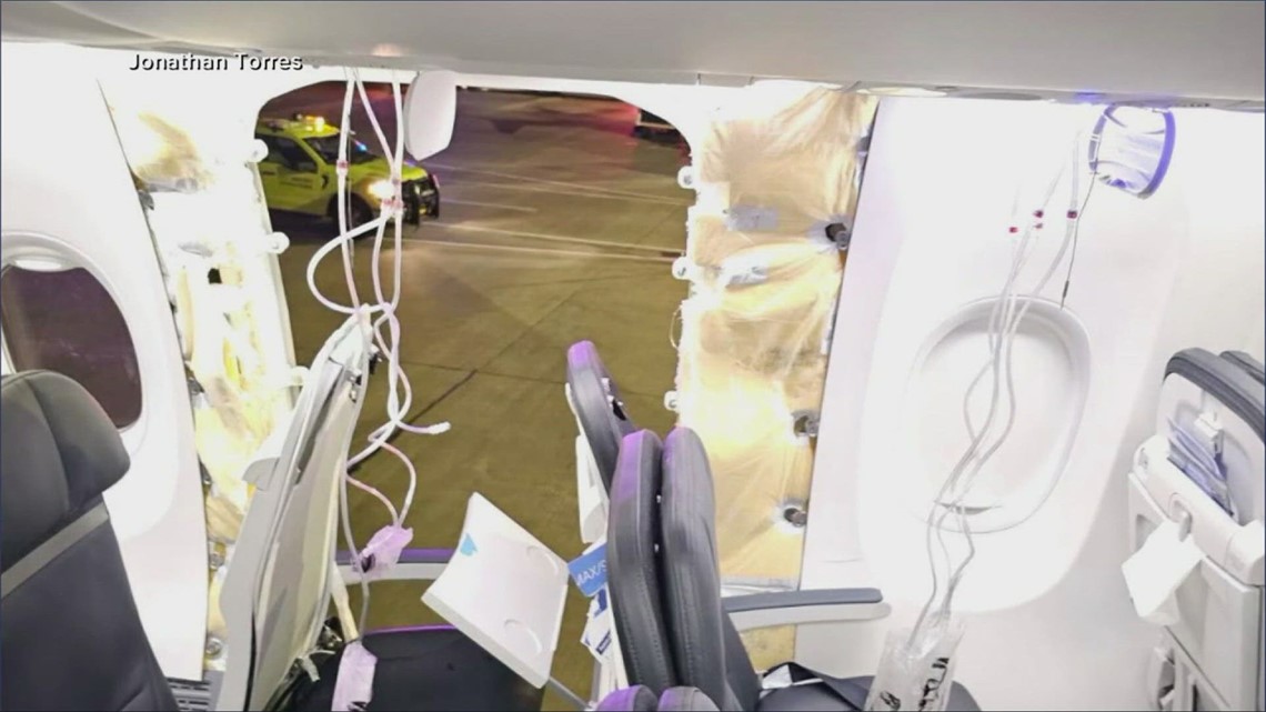 Alaska Airlines CEO talks next steps after door plug blowout | wfaa.com