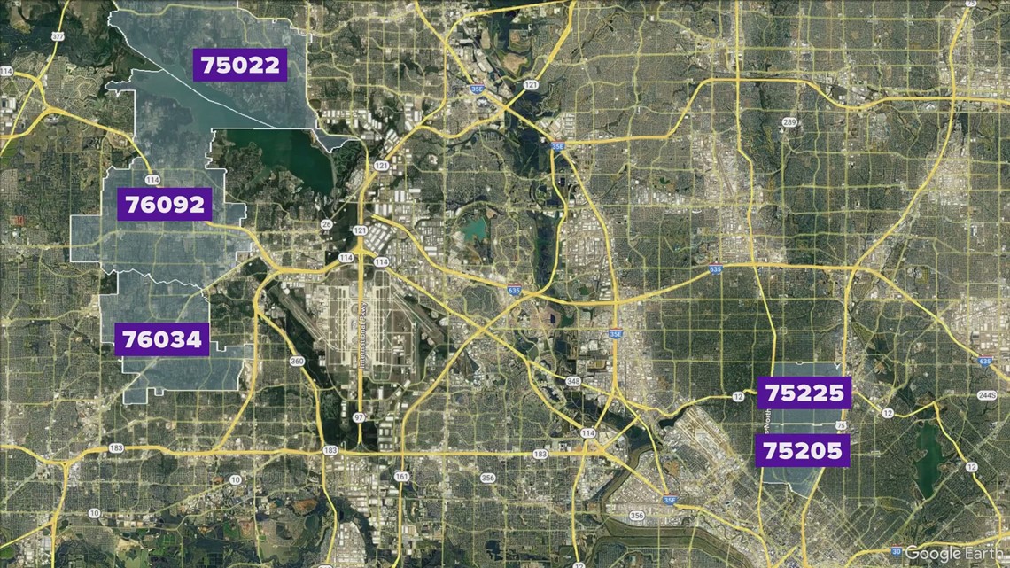 List Here Are The Wealthiest North Texas Zip Codes 0750