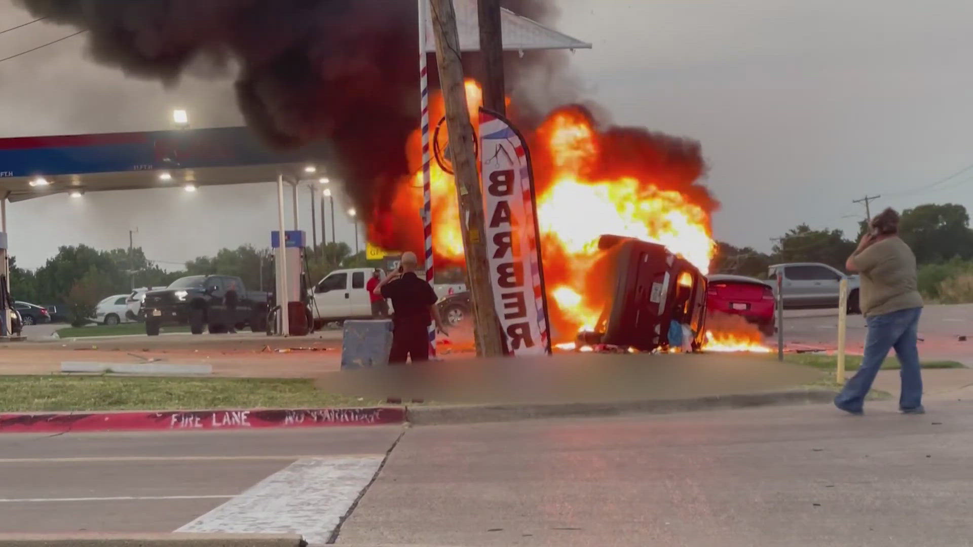 Four people were killed when a man who is suspected of street racing crashed into their SUV in Grand Prairie on Saturday.