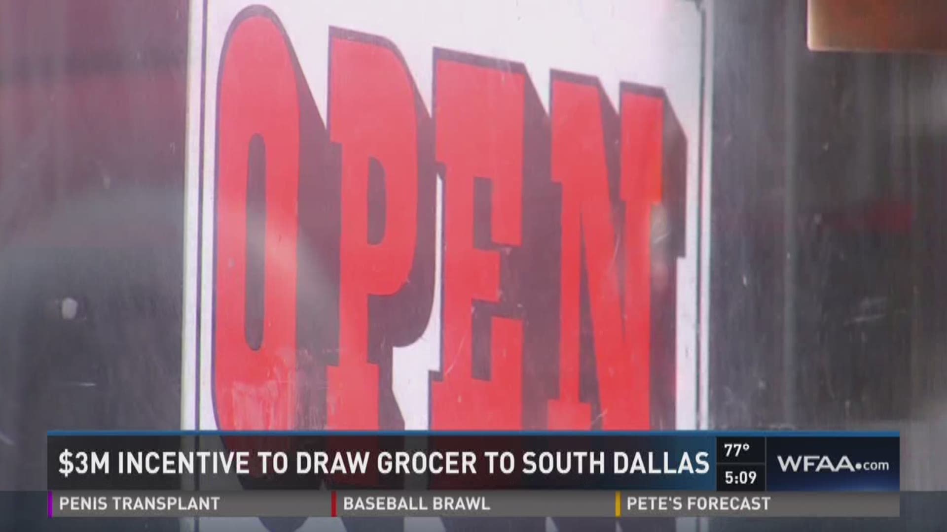 $3M incentive to draw grocer to South Dallas