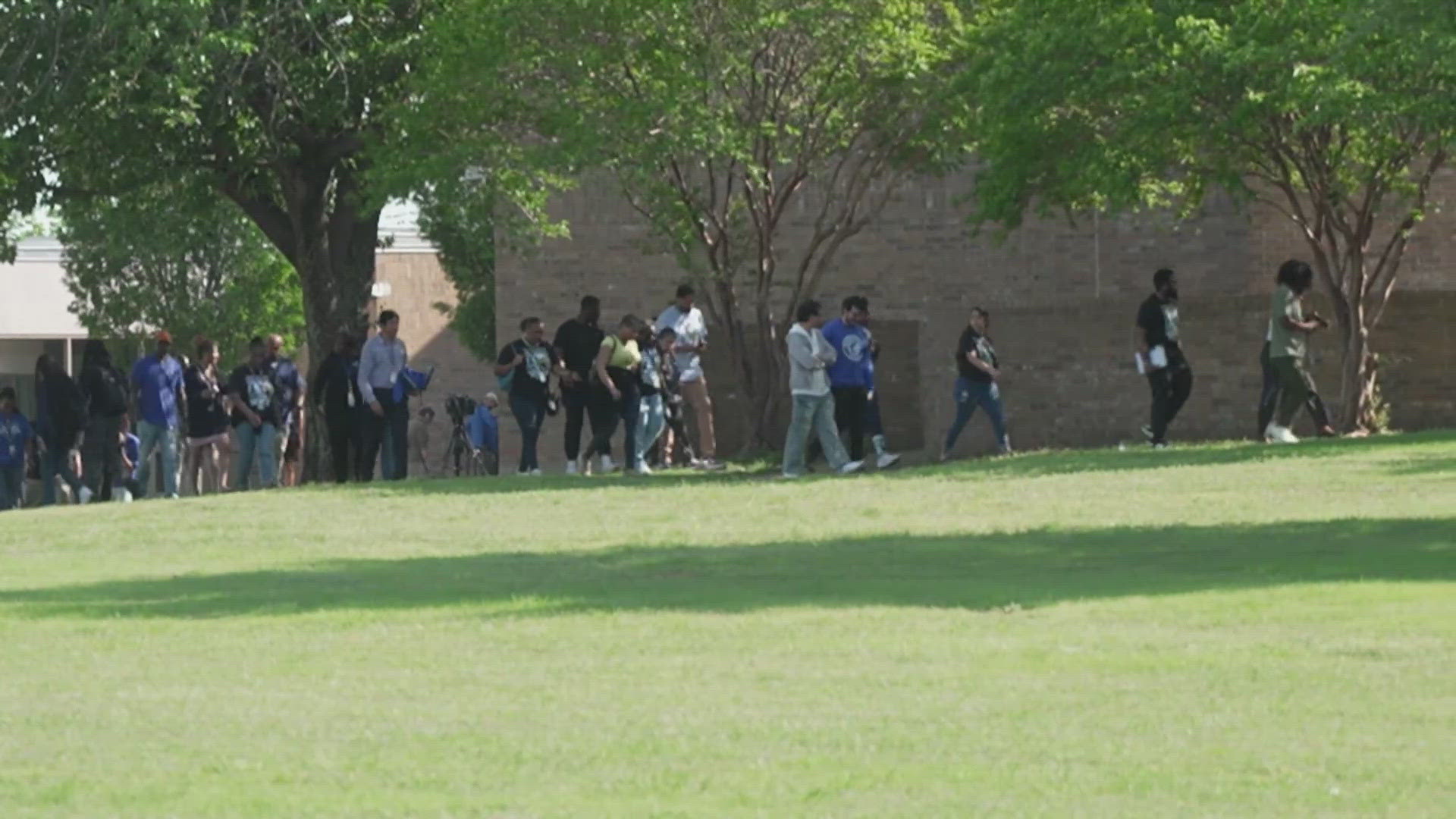 Dallas ISD will meet to consider safety upgrades after a shooting at Wilmer-Hutchins High School. 