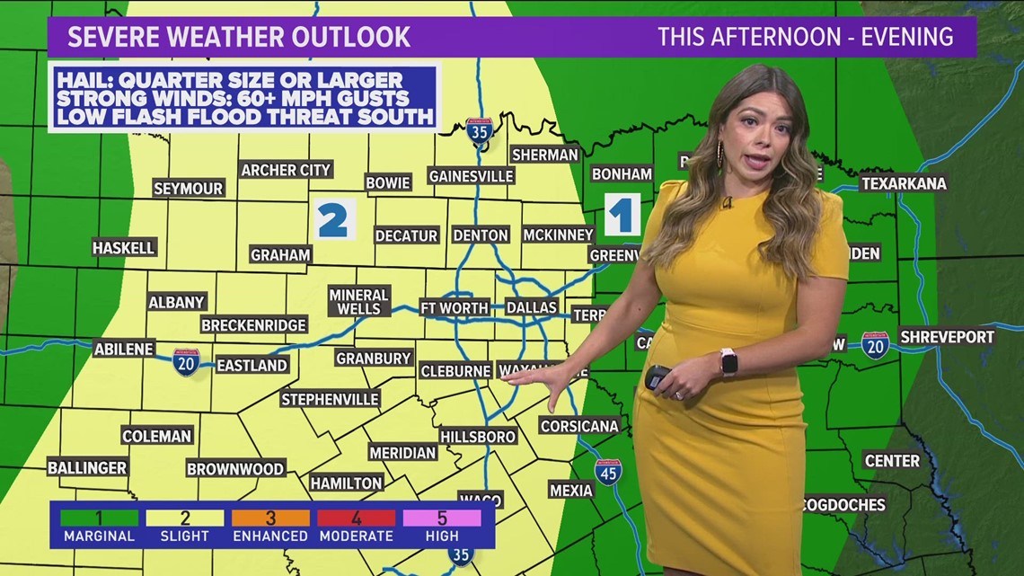 DFW Weather: Scattered Strong Storms Are Expected In North Texas This ...