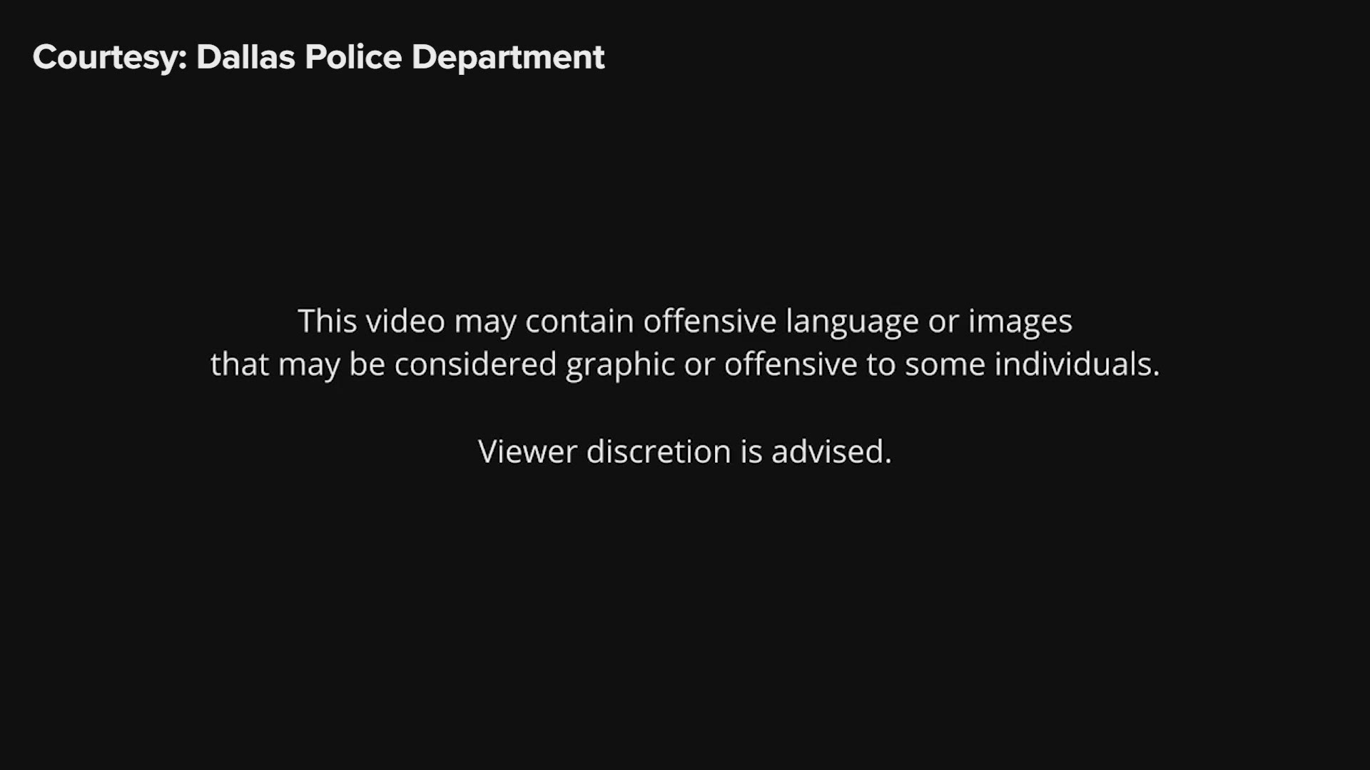 Dallas PD provided a produced video that details the officer-involved shooing in Old East Dallas, which includes the officer's body worn camera.