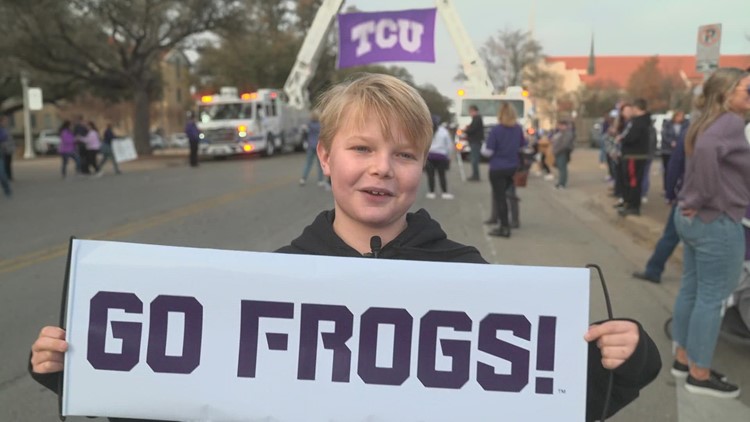 Fort Worth celebrates TCU football with a massive sendoff as the team heads to national championship